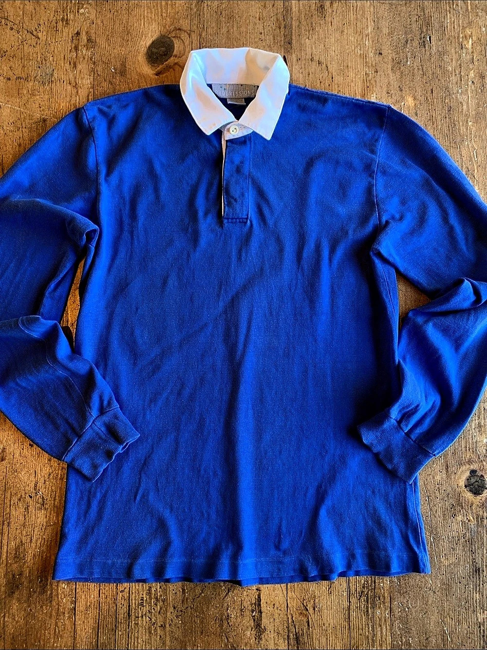 Progressions LongSleeve Polo 80s 90s Vintage Shirt